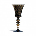 DONATELLO black gold decorative goblet