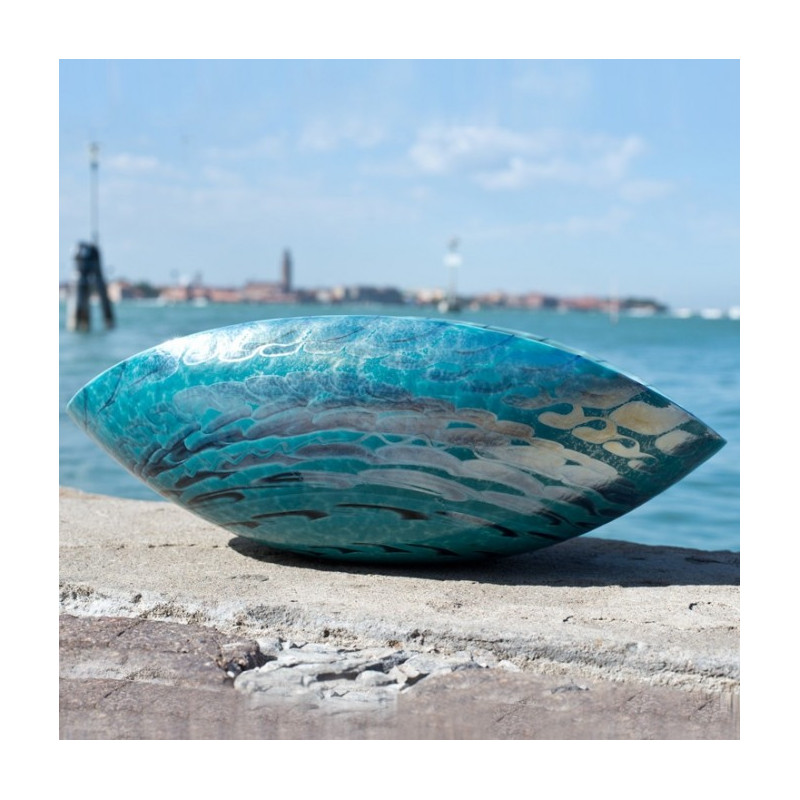 centrotavola veneziano in vetro design marino