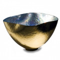 MANEGO Centrotavola in vetro di color oro e argento