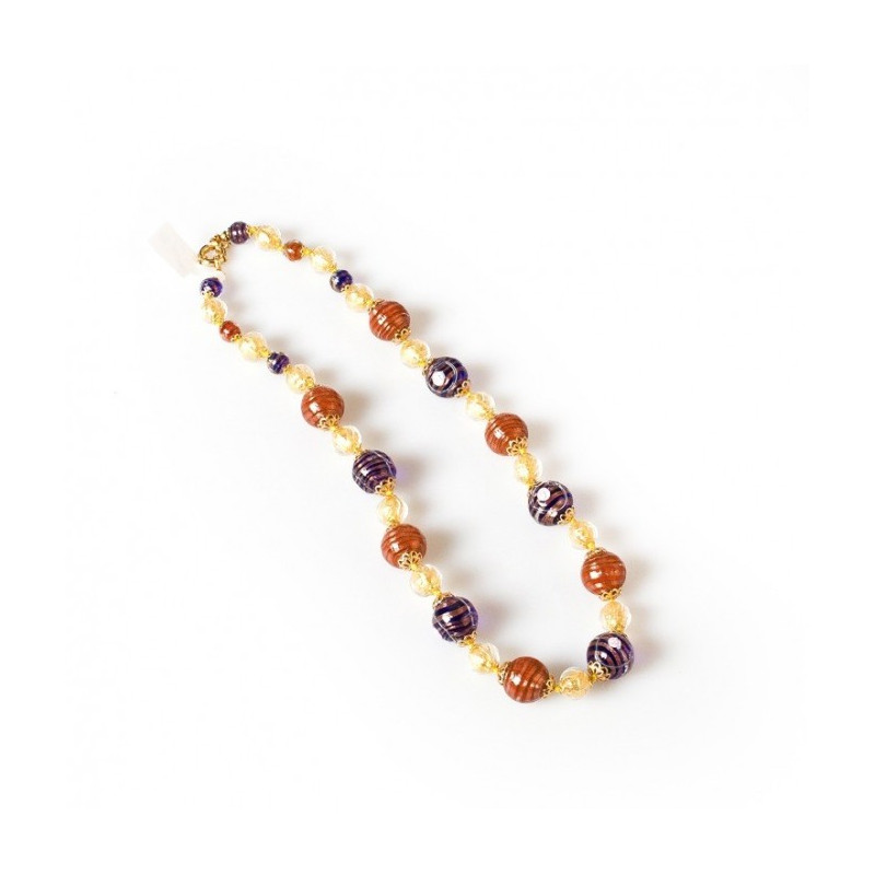 Buy Purple Beaded Necklace Online at Jaypore.com