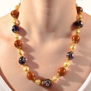 Perle multicolore in vetro veneziano