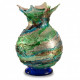 vase green murano glass
