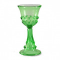 ELYAN Green medieval decorated goblet