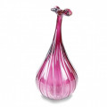 FIORELLINI Vaso moderno di Murano in vetro rosa soffiato