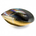 CANAL glass decorative folded bowl