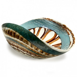 Venice centerpiece in multicolor glass of modern design