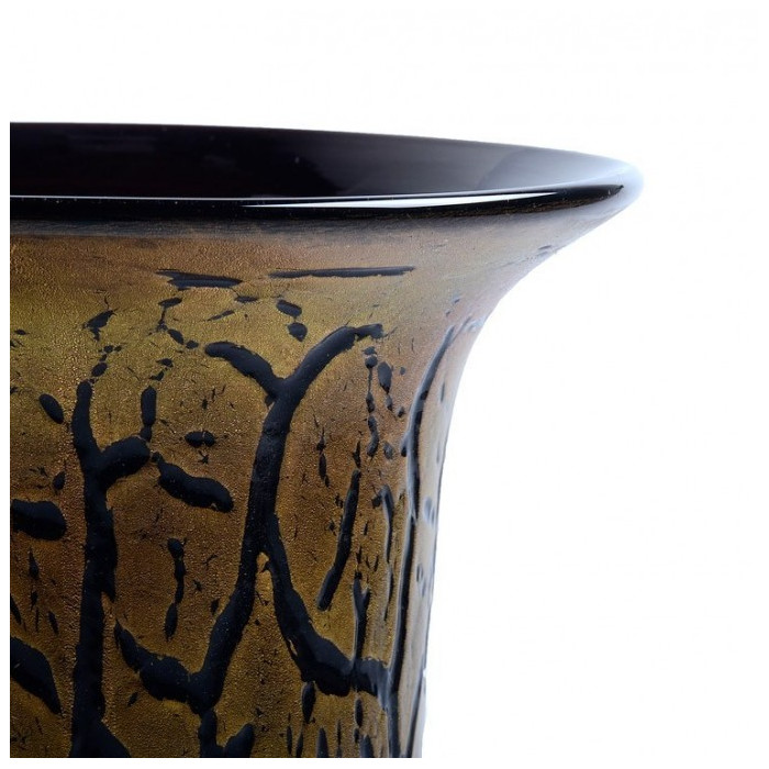 glass vase black interior classic handcrafted