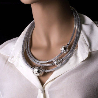 Collana argento stile moderno