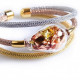 copper silver gold bracelet