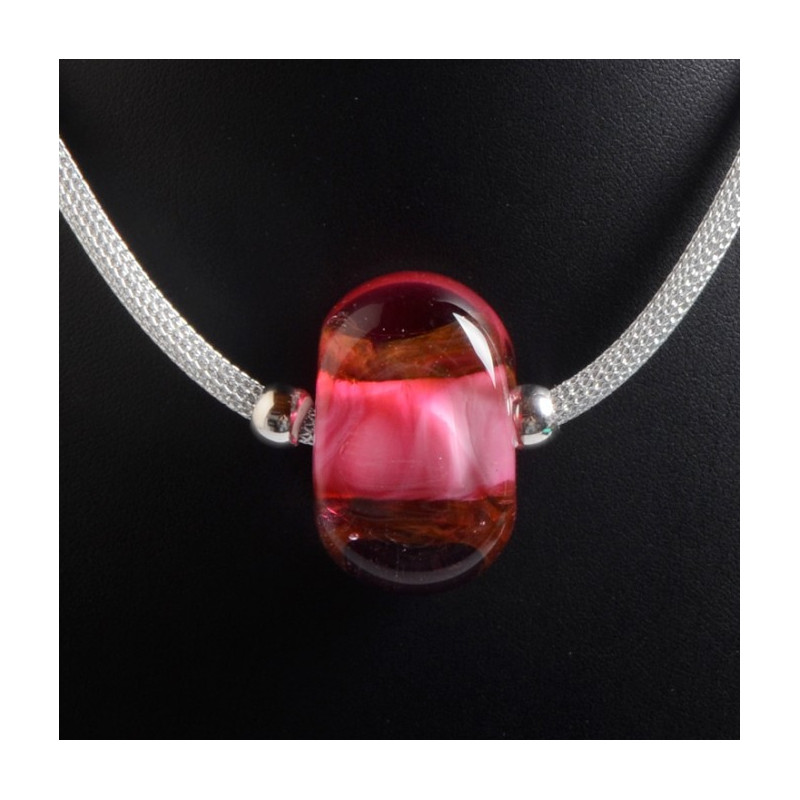murano glass modern necklace