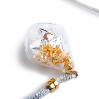 Murano glass silver necklace