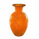 vase orange glass murano