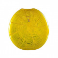 HARP Yellow round glass vase for home decor