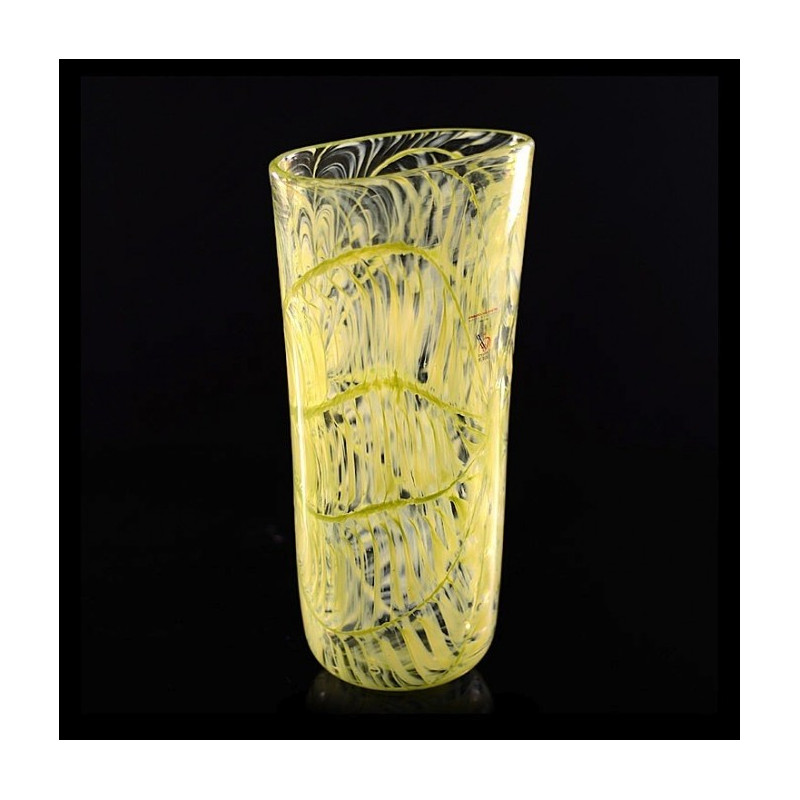 Made in Italy luxury blown-glass vase