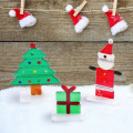 XMAS SET 3 colorful glass placeholders