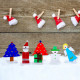 blown glass xmas figures placeholders