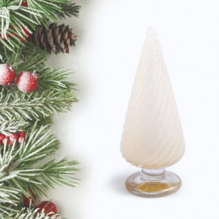 Venice Christmas decorations in transparent glass with gold details