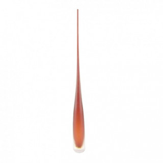 murano glass red amber