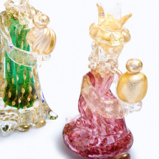 magi blown xmas nativity figurines