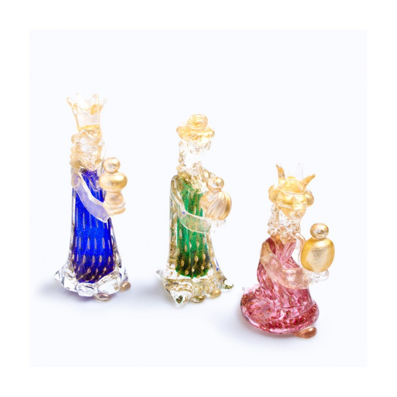 magi blown xmas nativity figurines