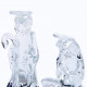 glass xmas nativity sculptures set