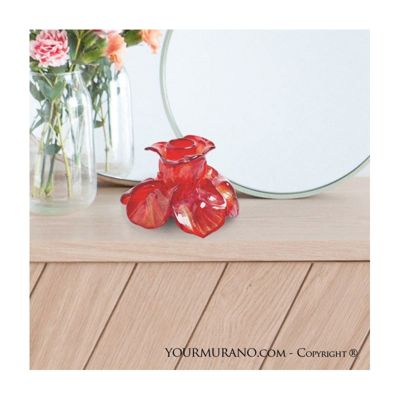 red candleholder christmas gift idea