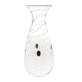 NAVA clear tall carafe with bubbles