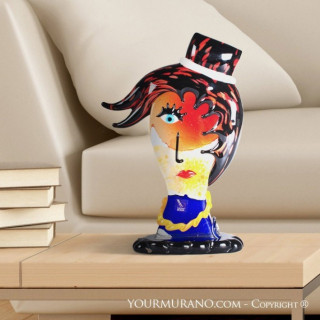 Blown-glass sculpture modern design living room décor