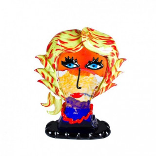 Murano head sculpture inspired by Picasso' style