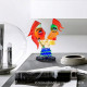 decorative modern head sculpture multicolor