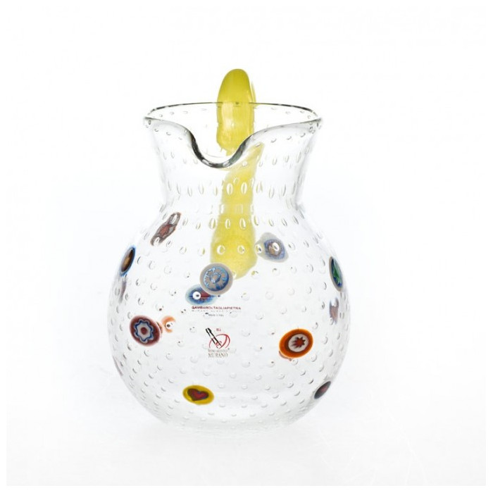 Colorful classic pitcher murano