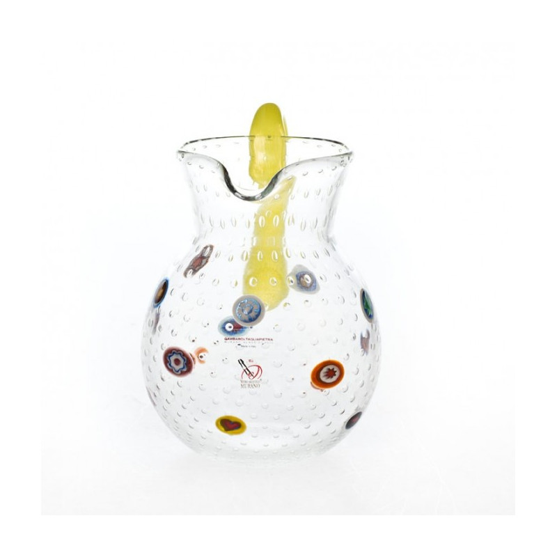Colorful classic pitcher murano