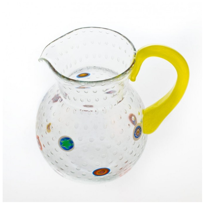 Colorful pitcher in venetian style