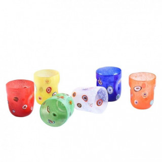 Set di bicchieri in vetro di Murano