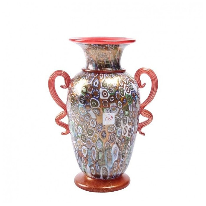 Murano amphora vase classic roman style