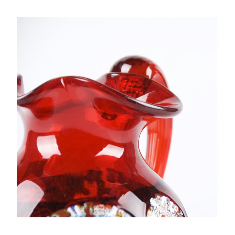 Caraffa colorata in vetro soffiato idea regalo