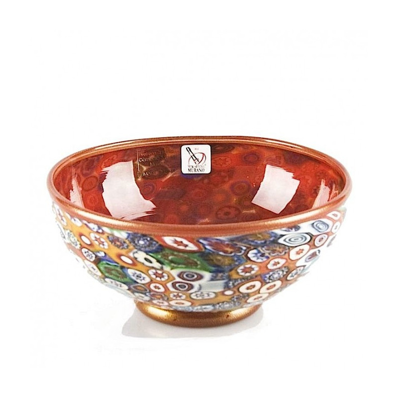 coloured bowl for home decorcentrotavola idea regalo in vetro di Murano oggetto decorativo