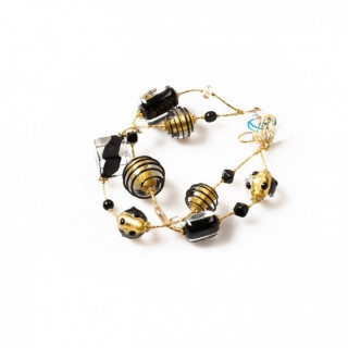 black  gold bracelet