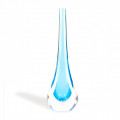 STILLA Light blue decorative glass vase