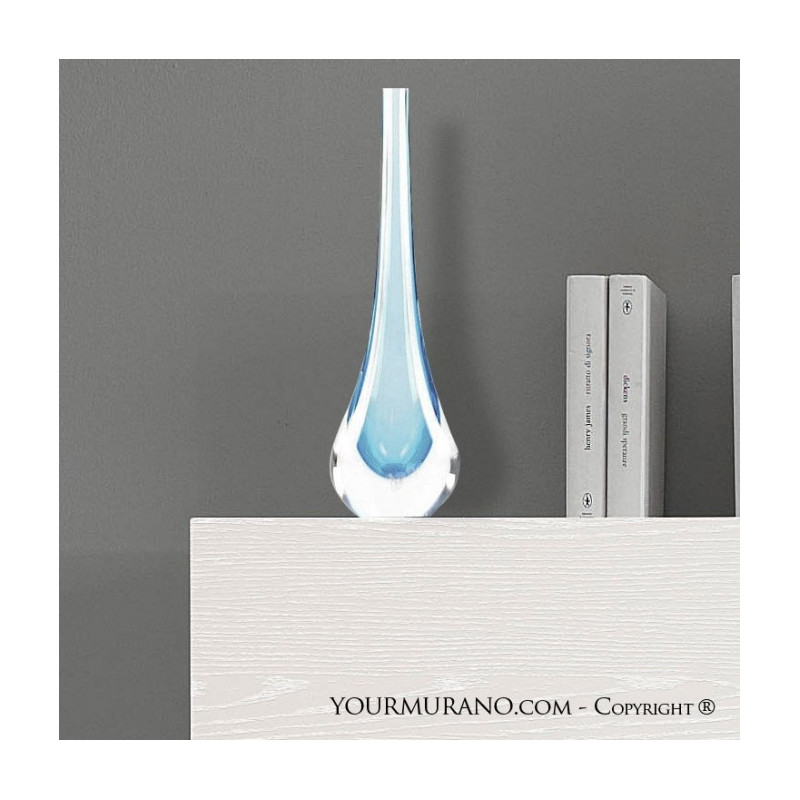 blue submerged vase venice