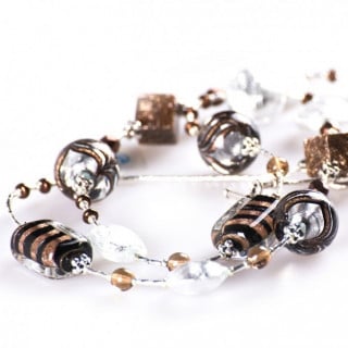 Long necklace avventurina  silver