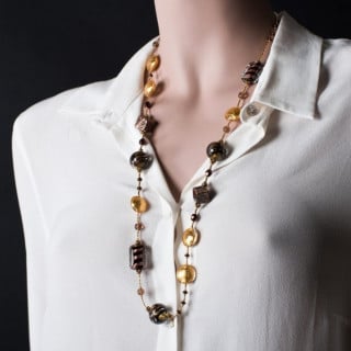 Long necklace murano glass