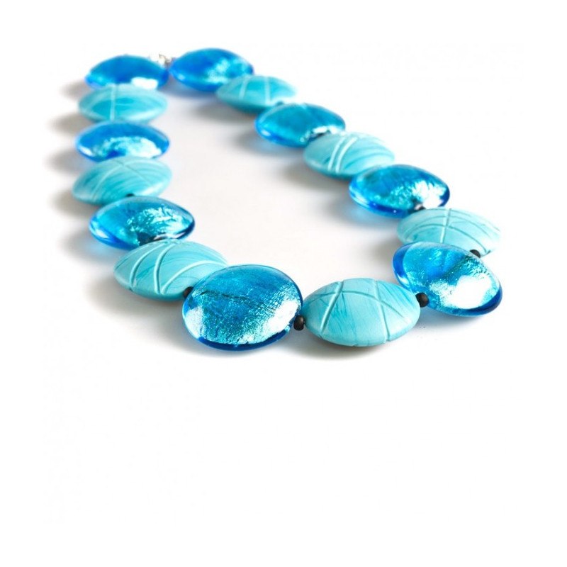 Modern necklace murano glass