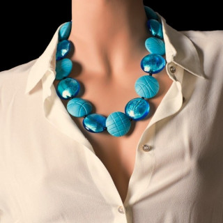 Perle tonde turchesi e argento