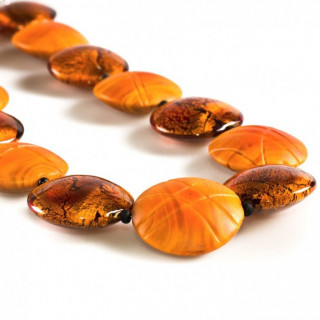 Modern necklace murano glass