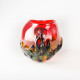 centerpiece red handcrafted decoration ornamental object