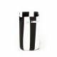 STRISCIA Modern vase with black and white stripes