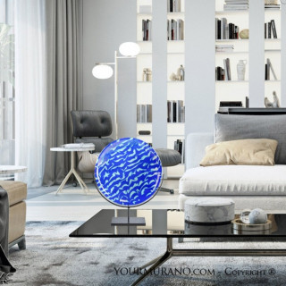 Modern glass decorative plate living room décor