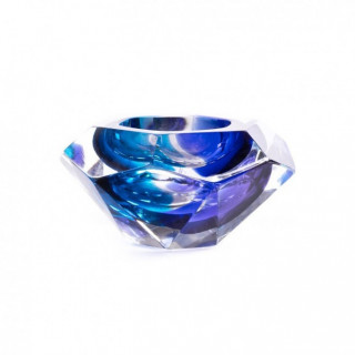 Venezia centrotavola in vetro blu di design moderno