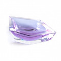 PENTA  Small faceted glass bowl